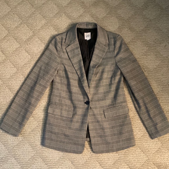 GAP Jackets & Blazers - Gap women’s plaid long blazer size 4